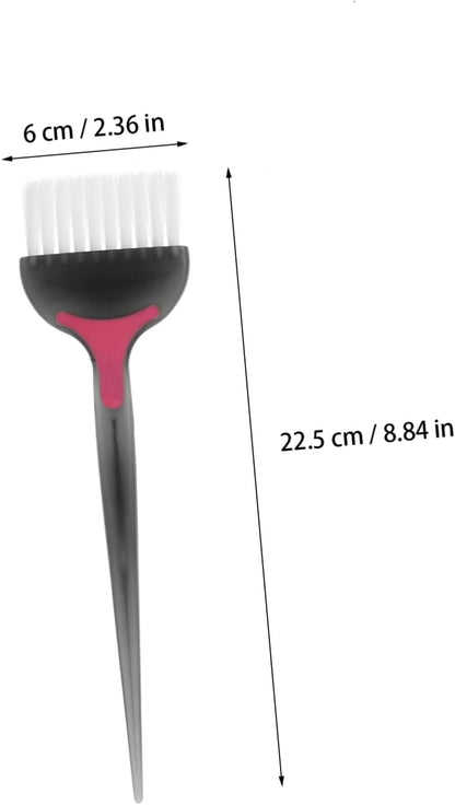 VALICLUD 4 Pezzi Pennello Per La Cura Della Per Forniture Per Saloni Dispettoso Spazzola Per Pettine Attrezzo Barbiere Olio Casa Moribondo Nero Abs