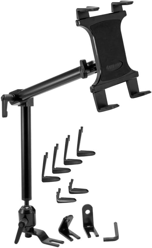 Arkon TAB801 22-Inch Heavy-Duty Aluminum Seat Rail Universal Tablet Mount