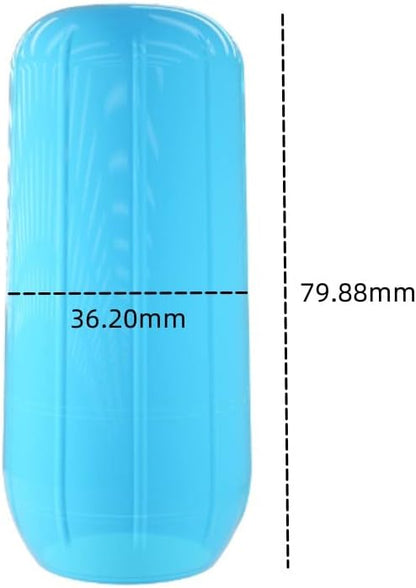 FUNNTY Toiletry Sleeves Leak Proof, 8Pcs Reusable Silicone Elastic Sleeves for Leak Proofing Travel,Travel Bottles Covers Accessories Blue (Blue, Black, Pink, White)
