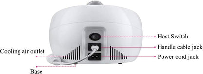 MLAY RF Radio Frequency Facial And Body Skin Care Machine - Skin Care Tools, Face Sculpting Tool, Neck Face Massager - Professional Home RF Lifting Skin Care Device - Salon Effects/More Safe (White)