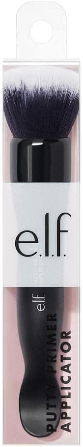 e.l.f. Putty Primer Brush & Applicator - Double Ended e.l.f. Putty Makeup Accessory - Made with Synthetic Bristles, Vegan & Cruelty Free