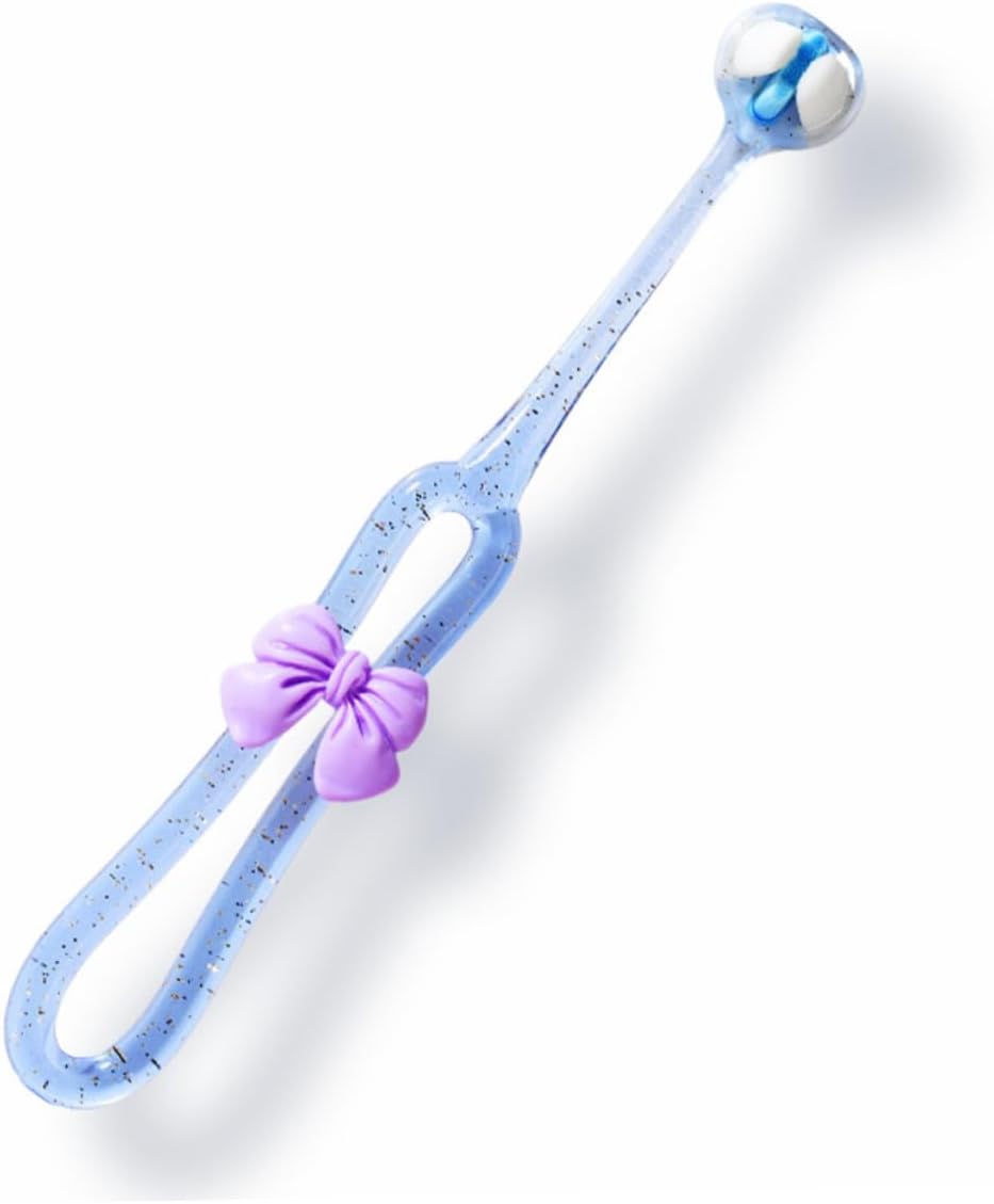 FOYTOKI 3pcs 3-sided Toothbrush: Adult Deeply And Thoroughly To Clean Teeth And Gums Cute Soft Bristle Three Sided Toothbrush Set