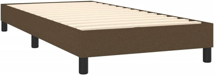 Lechnical Giroletto a Molle Marrone Scuro 90x200 cm in Tessuto,Mobili,Letti e Accessori,Letti e telai per Letti