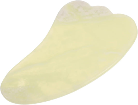 HIAKDOFT 1Pc Jade Scraping Board for Facial Massage Plate for Relief Skin Practical Self Care Tool for Daily