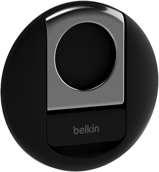 Belkin MagSafe Camera Mount for MacBook - Magnetic iPhone Continuity Camera Mount, Turn iPhone to Webcam, Compatible With MacBook Pro, Air, iPhone 15, 14, 13, 12 Series With Ring Grip - Black