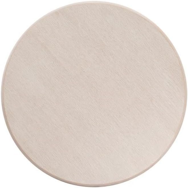 East West Furniture AMT-ABC-TP Antique Modern Kitchen Table - a Round Dining Table Top with Pedestal Base, 36x36 Inch, Butter Cream