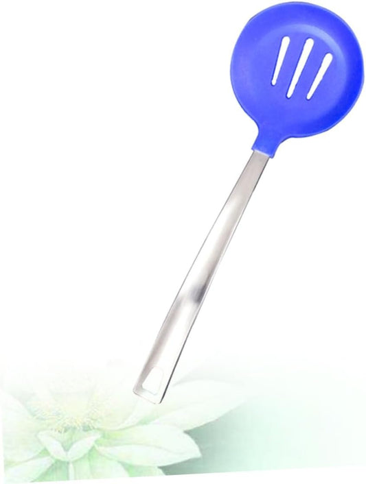 ABOOFAN Set Di Utensili Da Cucina in Silicone E Acciaio Inossidabile Utensili Antiaderenti Resistenti Al Calore Gadget Da Cucina Design Ergonomico Scolapasta E Manici in Argento