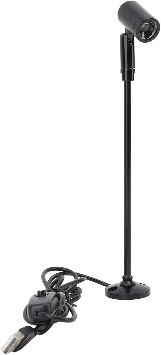 Floor Standing Cabinet Spotlight, Portable and Versatile Mini Spotlight, LED Lamp for Painting (White Light)