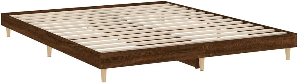 Lechnical Giroletto Rovere Marrone 120x200 cm in Legno Multistrato,Mobili,Letti e Accessori,Letti e telai per Letti