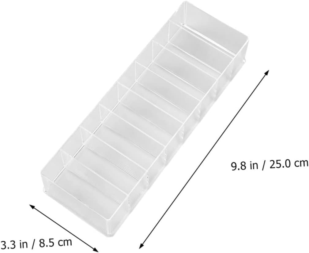 SWOOMEY 1Pc Transparent Cable Management Box Compartment Organizer for Data Cables USB Wires Chargers Desktop Storage for Neat Tidy Workspaces