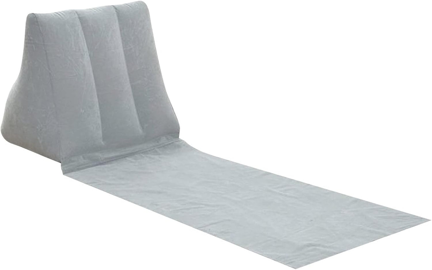 Auto-plaza 2X Inflatable Outdoor Sun Bath Beach Mat Pillows Flocking Beach Chairs with Backrest Inflatable Lounger for Portable Travel Camping