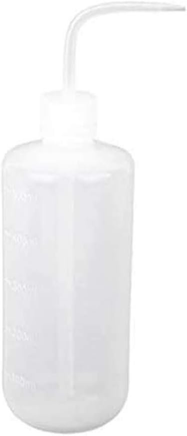 Watering Bottle,1PC Plant Flower Watering Can,Plastic Clear White Bent Tip Squeeze Bottle,Succulent Watering Cans Plastic Squeeze Bottle,Plant Flower Succulent Watering Bottles for Garden,500ml