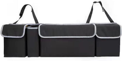 AIMALL Car Trunk Hanging Storage Bag â€“ Multi-Compartment Organiser for SUV, MPV & Hatchback, Waterproof Oxford Fabric with Adjustable Straps, 6.2"x11"x3.9"