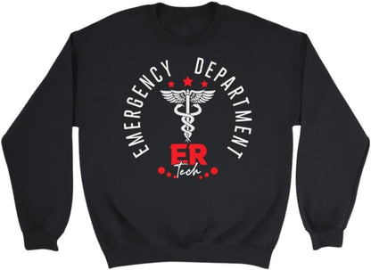 Emergency Department Tech Emergency Room Tech ER Tech Work Pullover Hoodie T-Shirt, Tank Top, Long Sleeve Shirt, Sweatshirt, Hoodie Men Women Kids Made in Canada