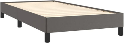 Lechnical Giroletto Grigio 90x190 cm in Similpelle,Mobili,Letti e Accessori,Letti e telai per Letti