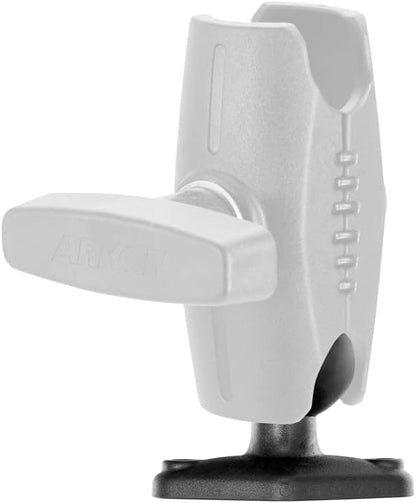 ARKON Mounts APD2AMPS38 Diamond-Shaped 38mm (1.5 inch) Ball to 2 Hole AMPS Compatible Adapter