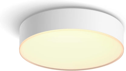 Philips Hue New Infuse White and Colour Ambiance Smart Ceiling Light [Small- White] with Bluetooth. Works with Alex, Google Assistant and Apple Homekit