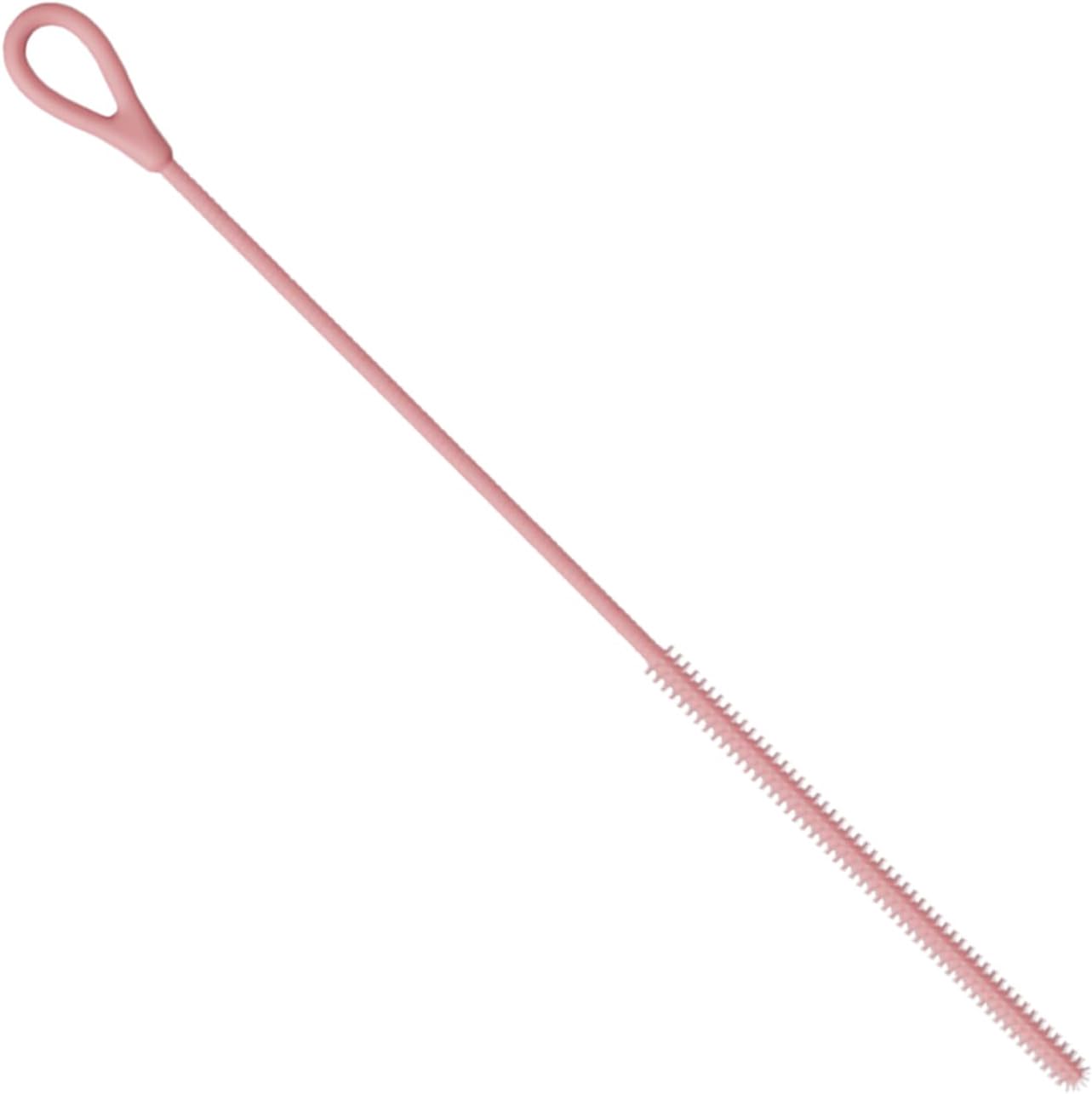 Straw Cleaners, Long Silicone Straw Cleaner Brush, 9.84 Inches, Reusable Non-Slip Cleaning Tool, Handle Pipe Washer for Metal, Glass Tube, Baby Bottles, Eco-Friendly