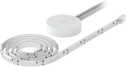 Razer Aether Smart Light Strip - RGB LED Strip for Smart Homes (Flexible Design, Powered Chroma RGB, Matter Compatible, Works with Razer Gamer Room App) White