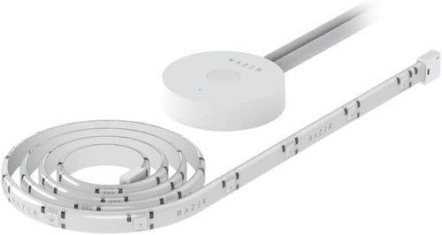Razer Aether Smart Light Strip - RGB LED Strip for Smart Homes (Flexible Design, Powered Chroma RGB, Matter Compatible, Works with Razer Gamer Room App) White