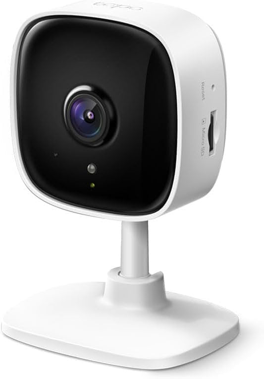TP-Link Tapo Smart Home AI Security Wi-Fi Camera, Baby Monitor, 1080p, 850nm Night Vision, Motion & Person Detection, Notifications, Two-Way Audio, No hub required (Tapo C100)