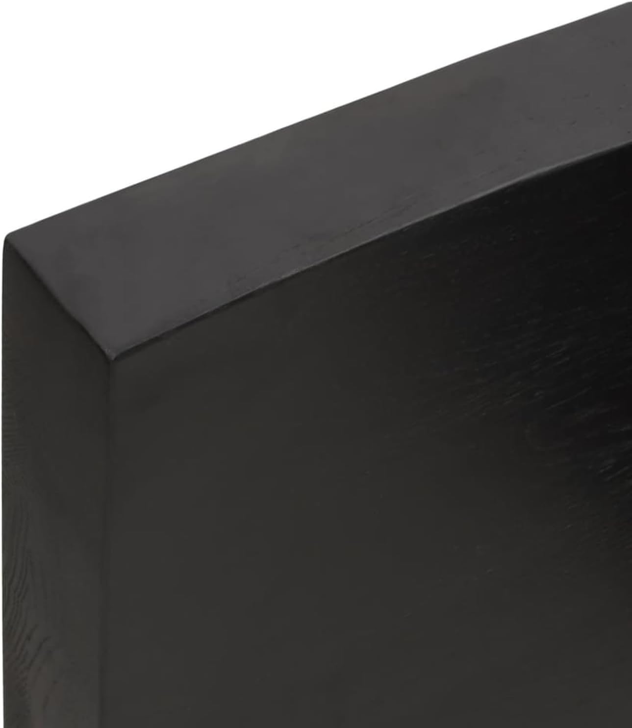 Solid Wood Tabletop, Dark Brown, 120 x 40 x (2-6) cm, Live Edge, Replacement for Coffee Table, Dining Table, Desktop Surface, Kitchen Countertop, Durable & Stylish