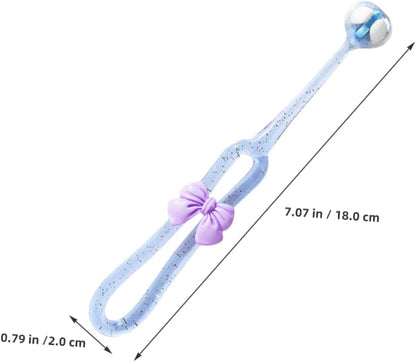 FOYTOKI 3pcs 3-sided Toothbrush: Adult Deeply And Thoroughly To Clean Teeth And Gums Cute Soft Bristle Three Sided Toothbrush Set