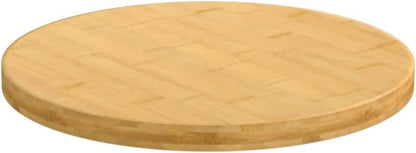 GOLINPEILO Bamboo Table Top for Dining Table Top, Replacement Table Top, Durable Tabletop for Home Office, Ø19.7"x1" Bamboo, -216