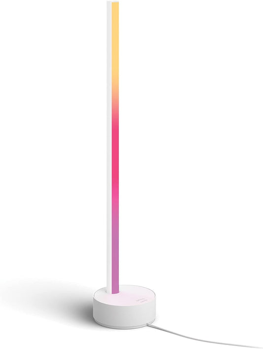 Philips Hue White and Color Ambiance Gradient Signe, Lampada da Tavolo LED, Smart, 16 Milioni di Colori, con Bluetooth, Bianca