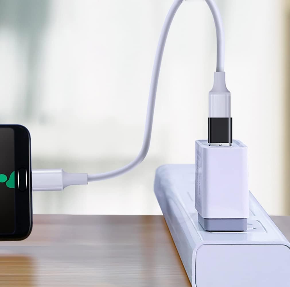 USB C Adapters 4 Pack, USB C to USB 3.0 OTG Adapter, Micro USB to USB C Adapter Compatible with MacBook Pro, Samsung Galaxy, Smartphones, Laptops, PC, in Car and More