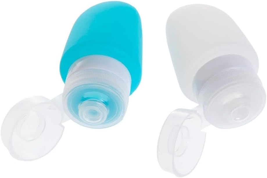 Globite Silicone Travel Bottles 50ml 2pk, Clear
