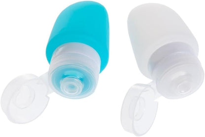 Globite Silicone Travel Bottles 50ml 2pk, Clear
