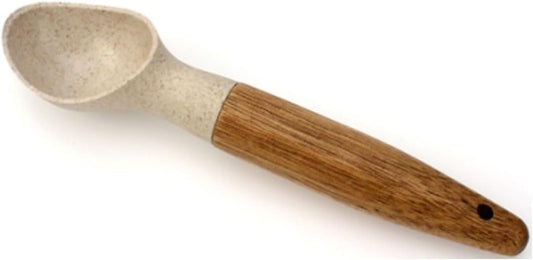 Starfrit Gourmet ECO - Ice Cream Scoop - 7.9" - Acacia Handle - Wheat Straw Fibers