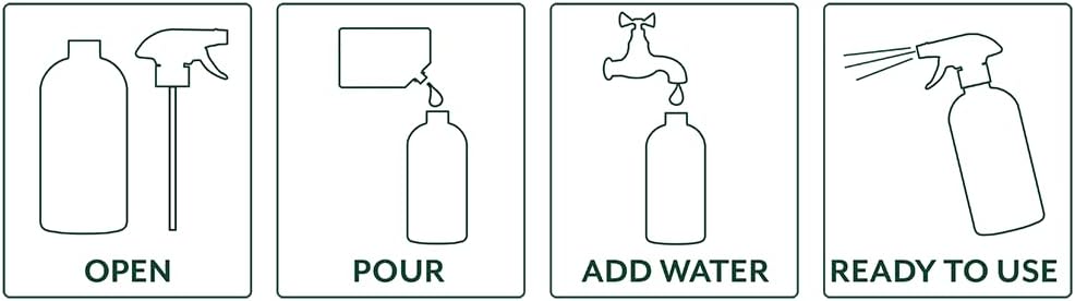 PURA CHOICE® Safe & Natural, Asthma & Allergy Friendly Streak Free Multi-Purpose Cleaner with Rose Geranium & Lemon Myrtle Premium Pure Essential Oil. Includes: 1 x 500mL plus 1 x 100mL Concentrate = 1L of Multi-Purpose Cleaner