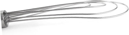 Zerodeko Frullino per Le Uova Utensili da Cucina Frusta Frusta a Mano Frullino per Le Uova in Acciaio Inossidabile per Gadget da Cucina