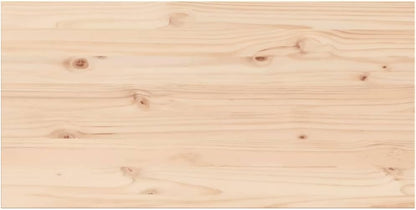 Rettangolare Dining Table Top Replacement, 200 x 100 x 1,7 cm, Set di 4, marrone solido pino legno, tavolino da caffè, tavolo a terra, durevole, stilish, Home Furniture