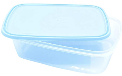 Checkmart [10 Packs Snap-On Airtight containers with Lids 1000ml (1 Litre) Food Storage Containers, Meal Prep containers with lids- Leak Proof Microwave Freezer Dishwasher Safe Reusable