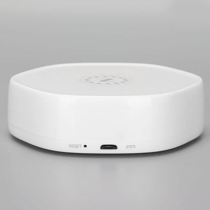 YZG12 Wireless Smart Gateway APP Remote Control Intelligent Gateway Hub for Tuya ZigBee 3.0 Home Automation System White ABS Compact Design