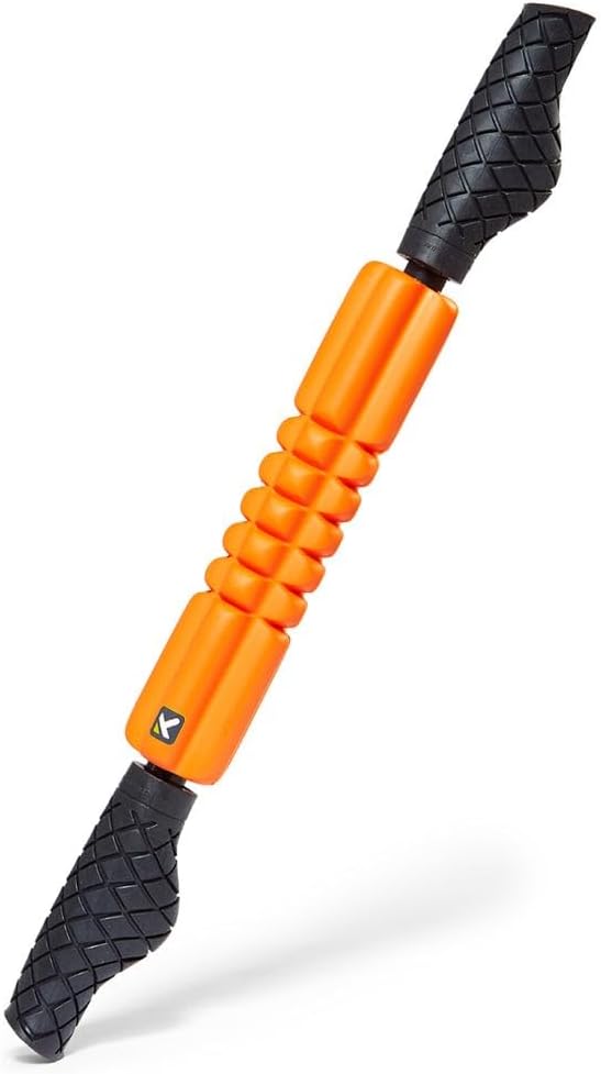 TriggerPoint Performance Grid STK Hand-Held Foam Roller, Handheld Foam Roller, Massage Roller, Muscle Roller Stick, Orange, 24 Inch/53 cm