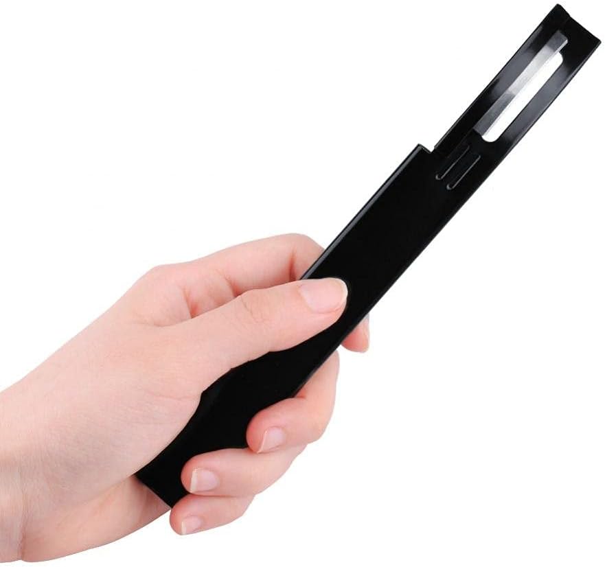 Skiver Leather Thinning Skiver DIY Skiving Safety Beveler Skiver with Blades Craft Tool Planing Scraping (Black)