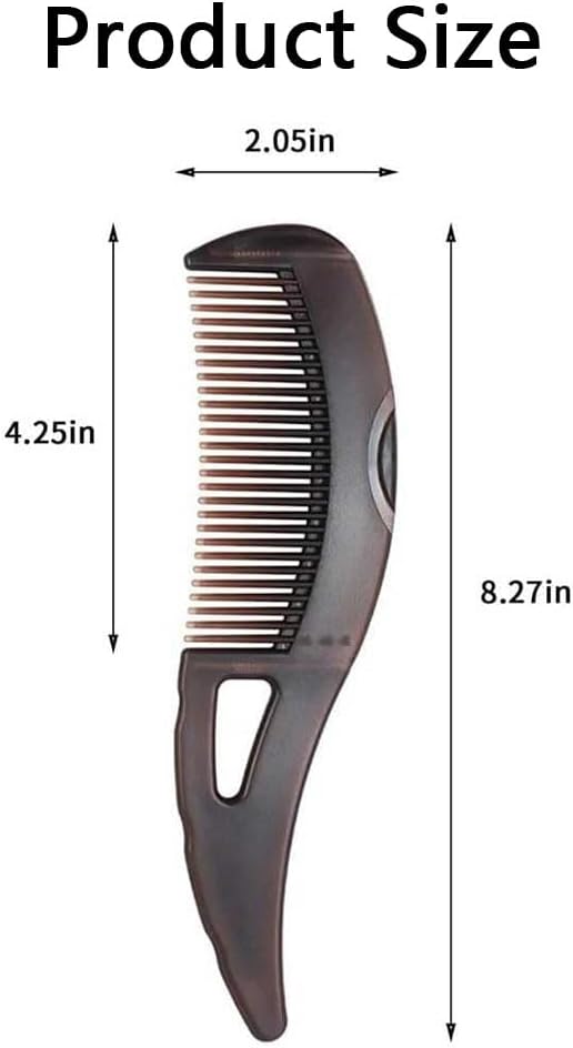 Dolemay Dandruff Comb,Hollow Tooth Design Hairbrush Unisex Removal of Dandruff and Dirt Scalp Comb Daily Travel Comfortable Hair Care Scurf Hairbrush Multifunctional Scalp Care Brush for Women Men