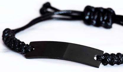 Health and Safety Engineer Inspirational Black Rope Bracelet for Graduation and Holidays - Like wrestling a pig, you never win