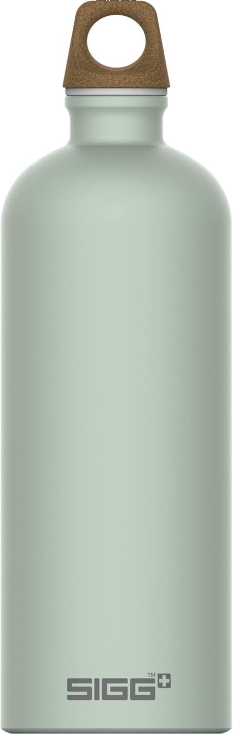 SIGG - Aluminum Water Bottle - Traveller MyPlanet Repeat Plain - Climate Neutral Certified - Suitable For Carbonated Beverages - Leakproof & Lightweight - BPA Free - 34oz