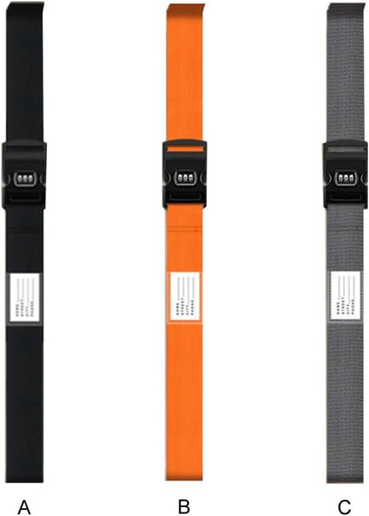Hi.FANCY 3pcs Straps to Travel Luggage Straps 3pieces Luggage Security Straps Suitcases Straps Luggage Straps Suitcases to 34, Orange, 5cm*200cm