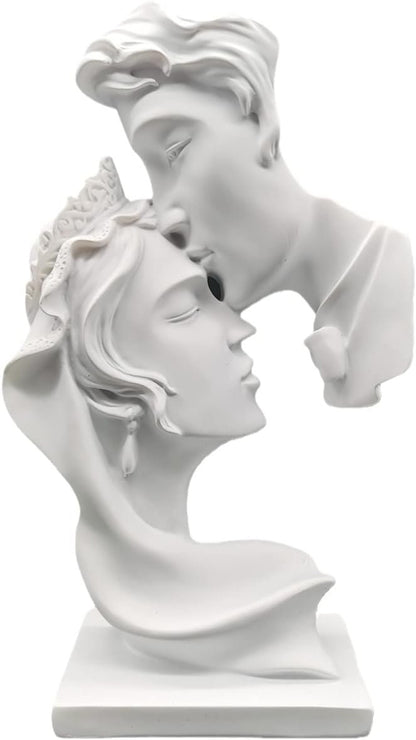 PIGPIGFLY Kiss of Love Statue Decorative Figures Home Living Room Decorative Figures Home Living Room Decorative Sculpture Abstract Polyresin Sculpture Gift