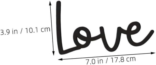 Levemolo Unique Vintage Decor Pine Wood Love You Bye Sign Boho Bedroom Wall Art for