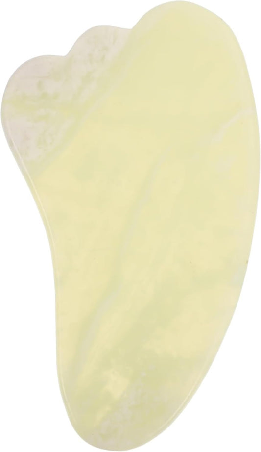 SOPOTUTU 1Pc Jade Scraping Board for Facial Massage Durable Compact Scraping Plate for Lifting Tightening