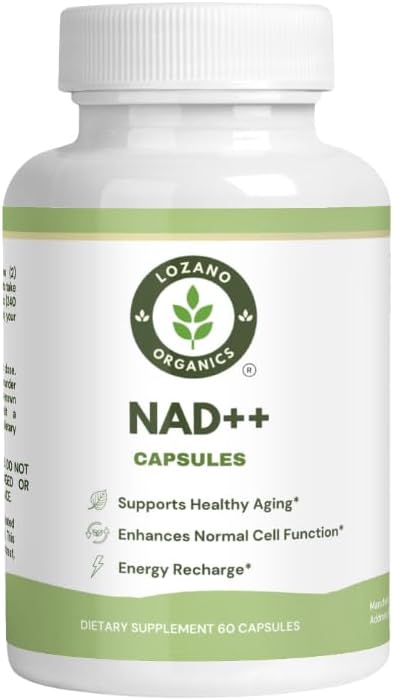 NAD Supplement - Liposomal NAD with Resveratrol - High Purity NAD Supplement for Anti-Aging, Energy, Focus and Overall Wellness- 60 Capsules