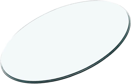 GRIRIW Thickened Tempered Glass Table for Dining/Kitchen Modern Table Shatterproof Easy Clean