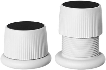 iToQ 2X Rialzi per Letto Regolabili Rialzi per Mobili per Impieghi Gravosi Divano Tavolo Divano Sollevatore a Pavimento - Bianca